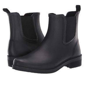 J. Crew Women’s Chelsea Rain Boots. Black Size 11. New in box.